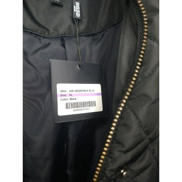 BGSD Mid Length Black Winter Ladies Jacket Size XL, adjustable waist - Picture 6 of 11